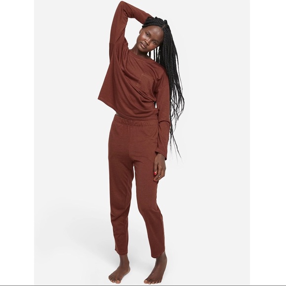 MATE the Label Other - Mate The Label Tencel Sleep Pants XS Cocoa Brown NWT